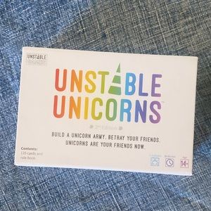 Brand new never used unstable unicorn card game new in box